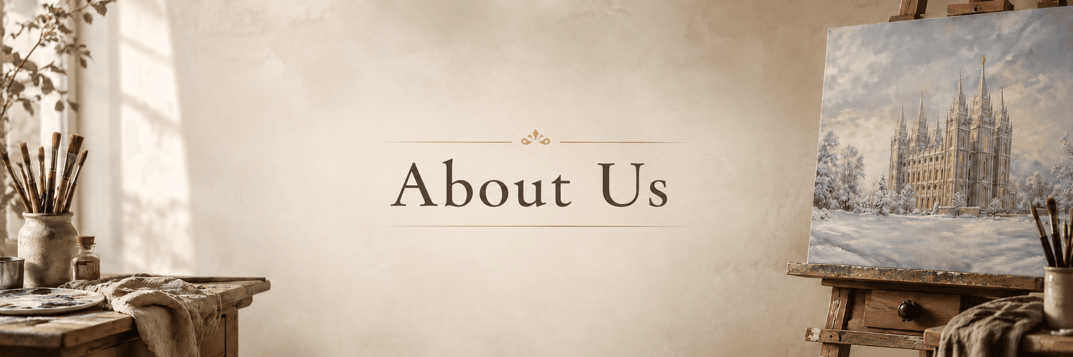 About Us — our story, our passion, our art